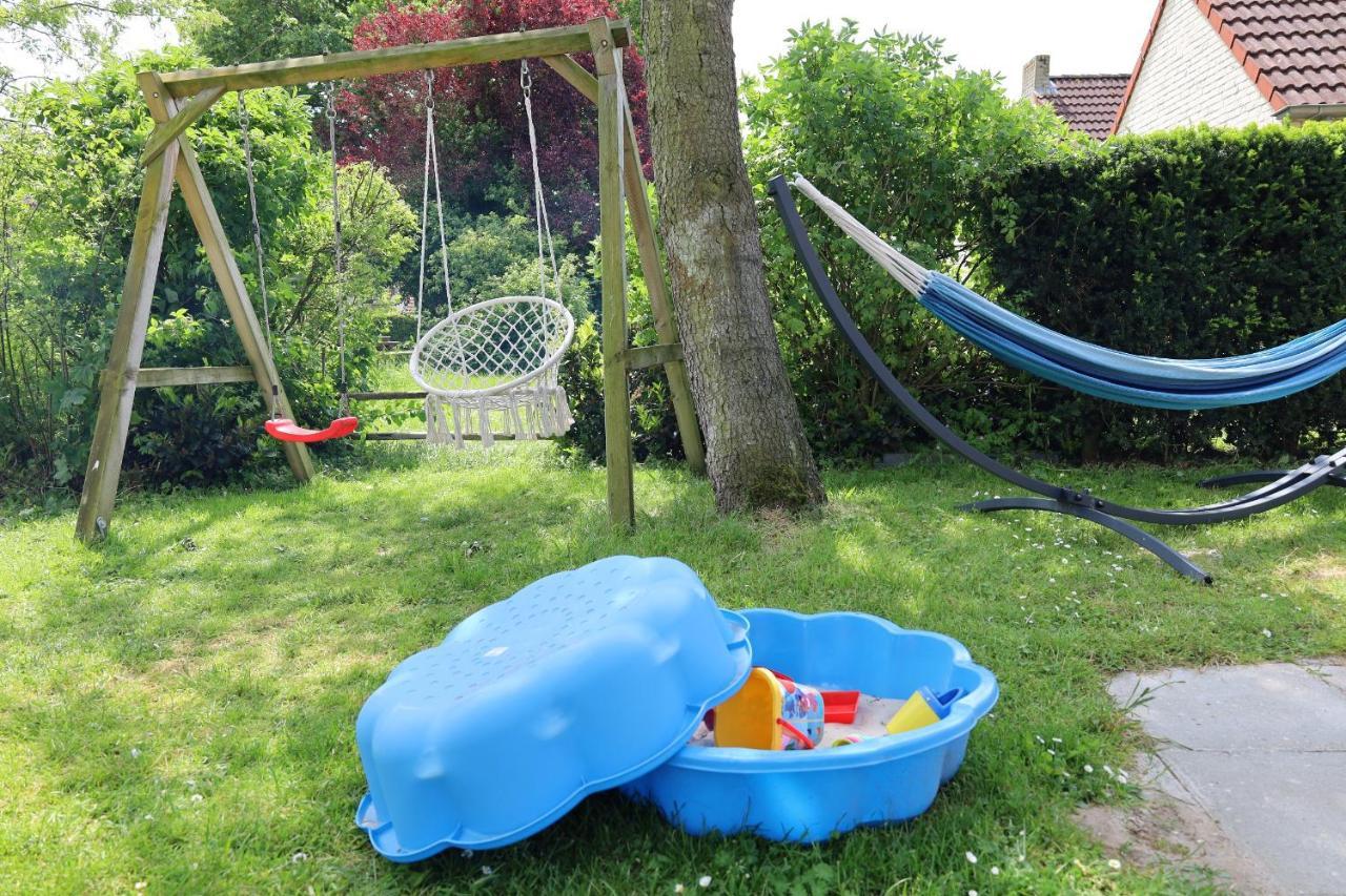 7 Person House With Swing, Firepit, Hammock, Garden, Swimming Lake, Child Friendly, In- And Outside Playground, And Great Coffee Ewijk Bagian luar foto