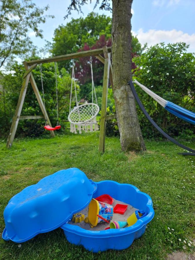 7 Person House With Swing, Firepit, Hammock, Garden, Swimming Lake, Child Friendly, In- And Outside Playground, And Great Coffee Ewijk Bagian luar foto